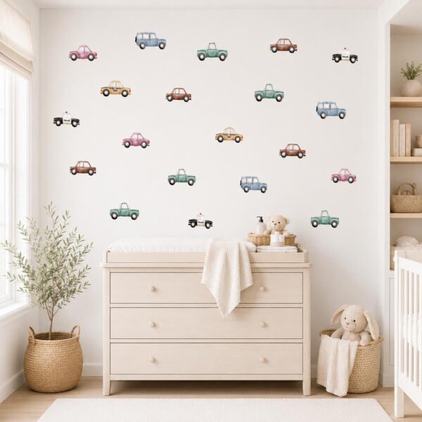 City Cars Textile Decal