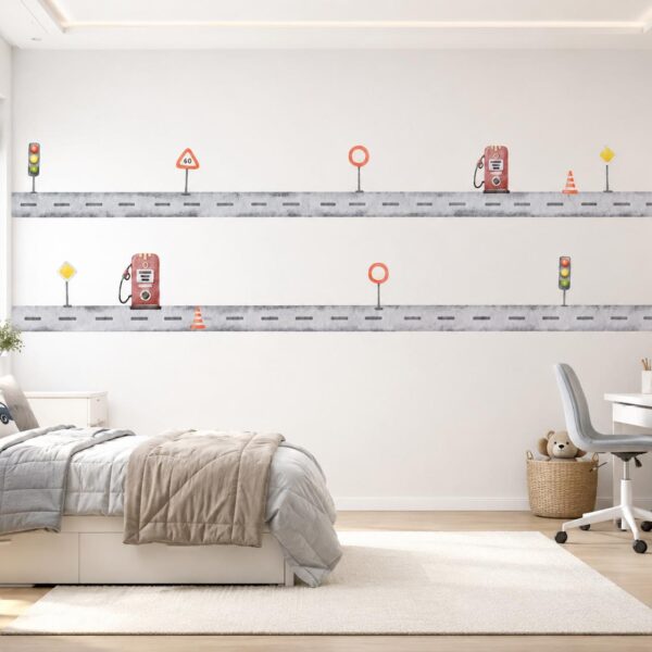 Modular City Roads Textile Decal