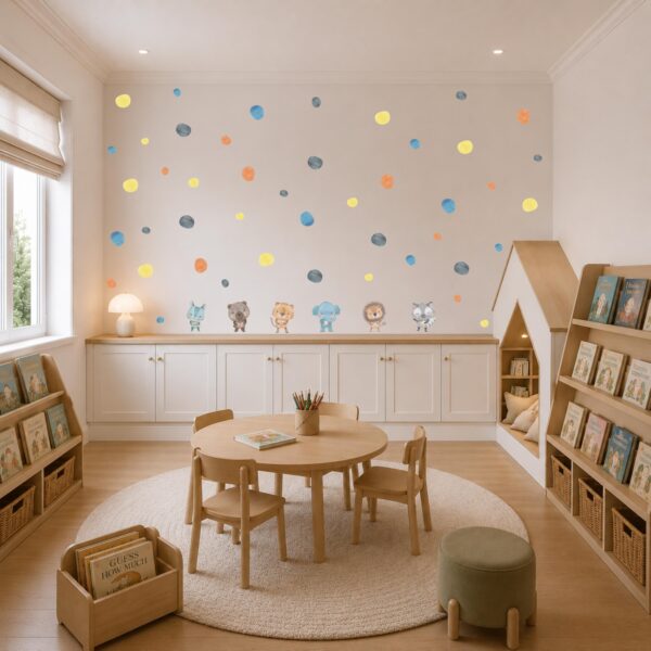 Polka Animals Textile Decal