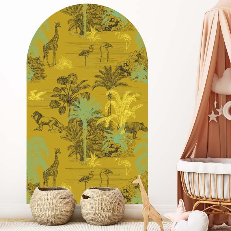 Safari wall decals for nursery v 1