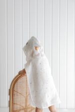 Space Hooded Towel Poncho for Kids1