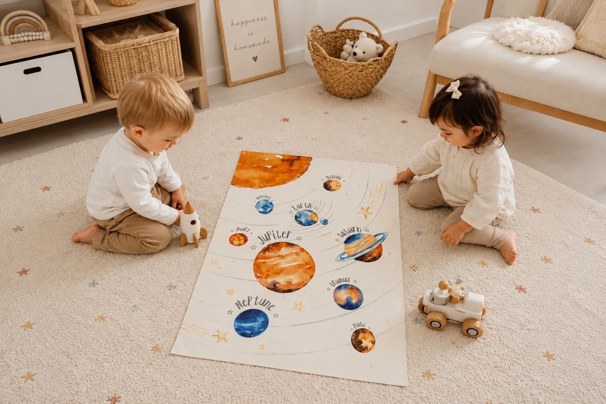 Space nursery decor