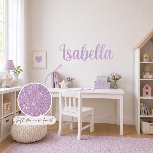 Sparkle Personalized Name Decal for Girls 2
