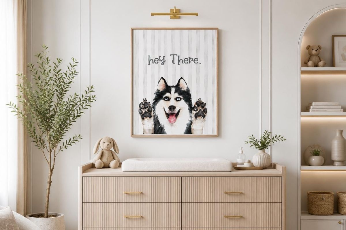 Vintage woodland animal prints