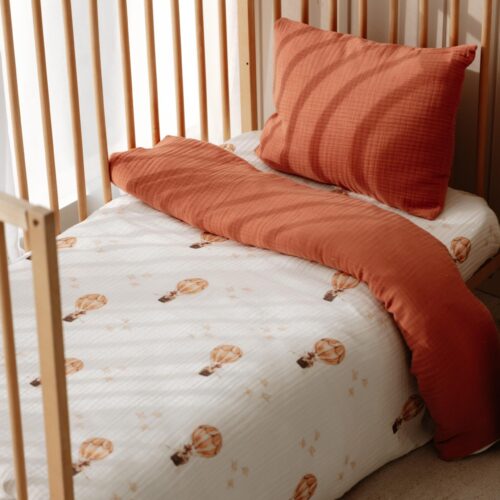 Brick Muslin Bedding Set