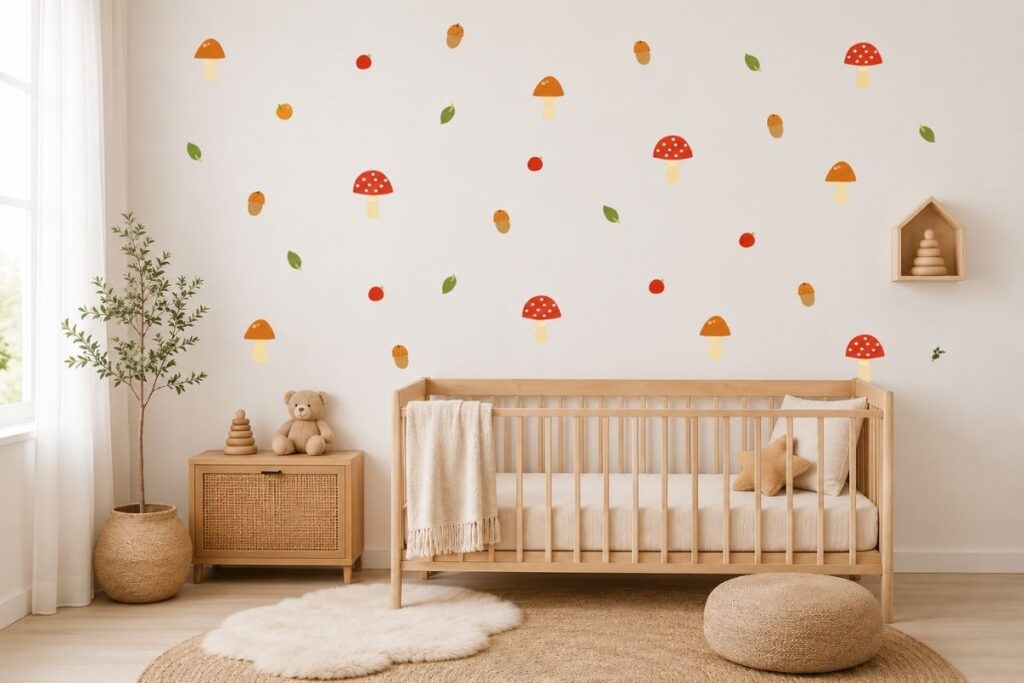 Mushroom Nursery Decor