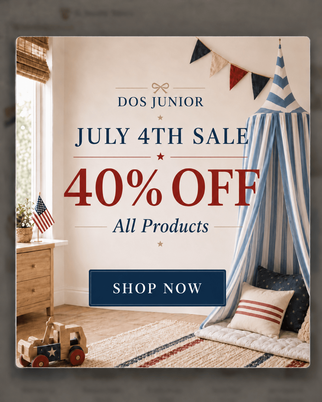 Dos Junior July 4th Sale